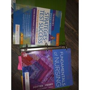 potter and perry fundamentals of nursing 10th ed., saunders strategies for test